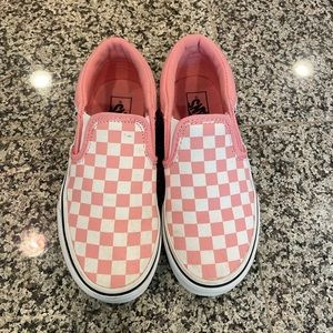 Checkered kids Vans